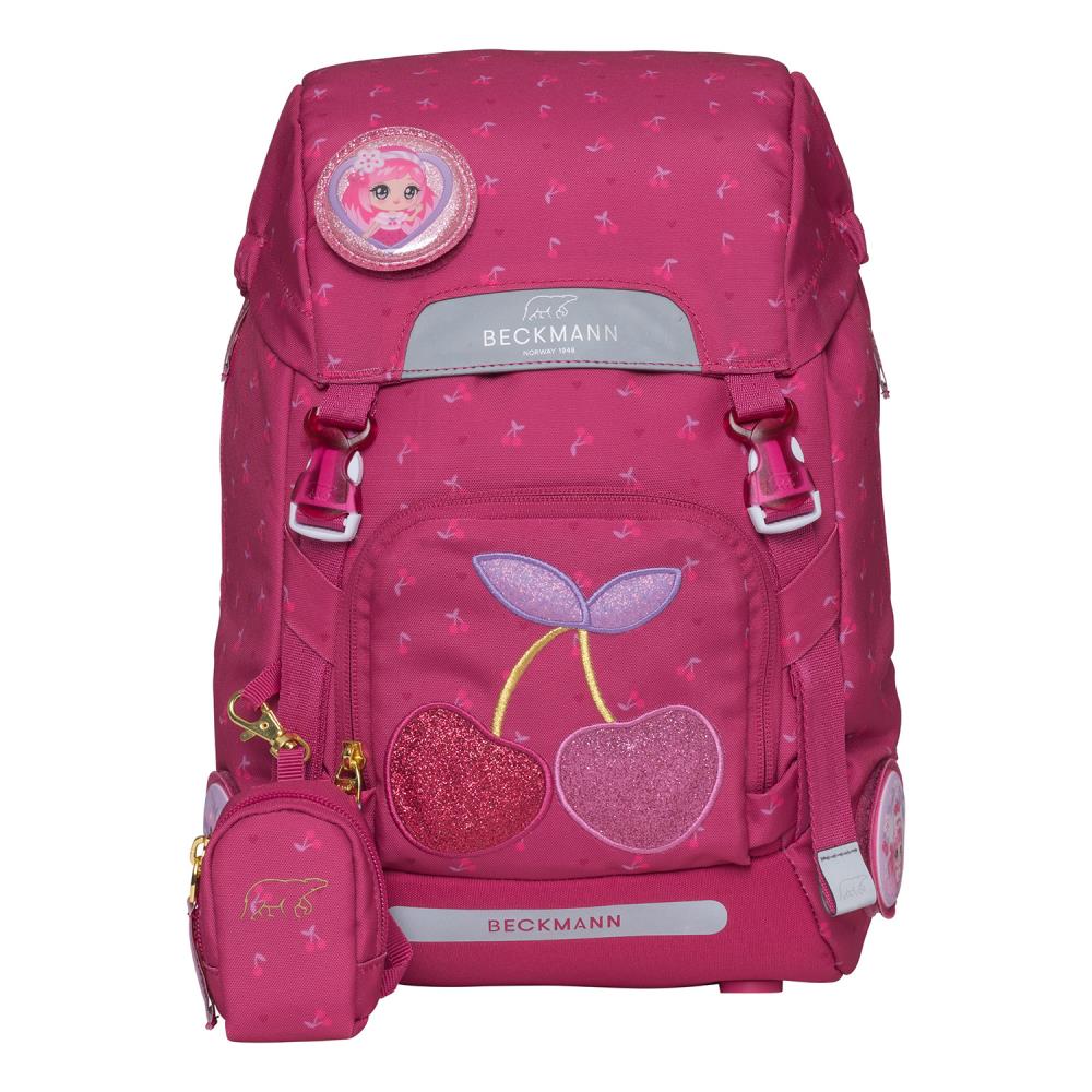Beckmann Classic Cherry Schulrucksack Set 8tlg.