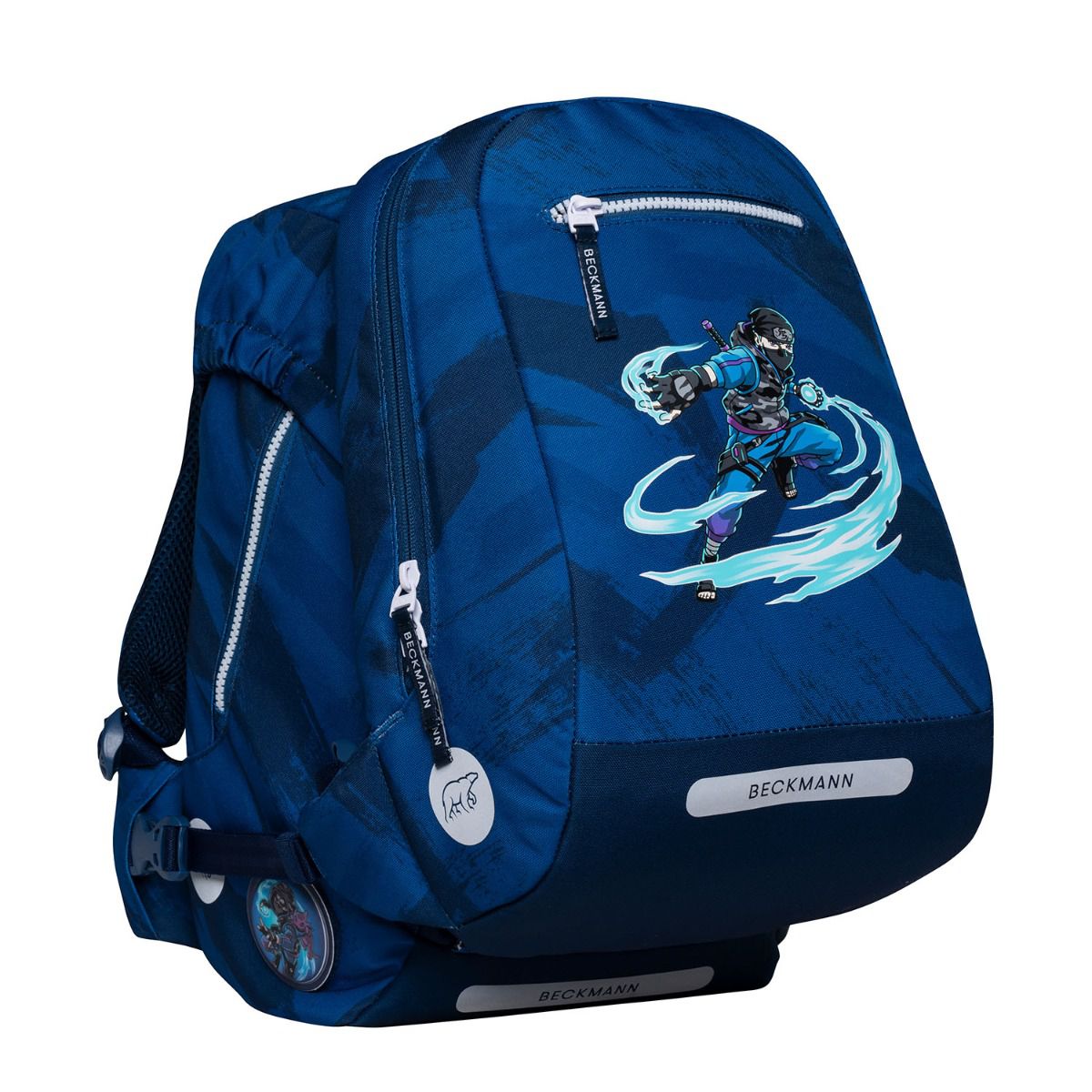 Beckmann Classic Ninja Master Blue Schulrucksack Set 6tlg. Exklusiv Kollektion