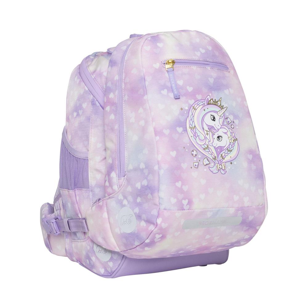 Beckmann Active Air FLX Unicorn Princess Purple Schulrucksack Set 6tlg.