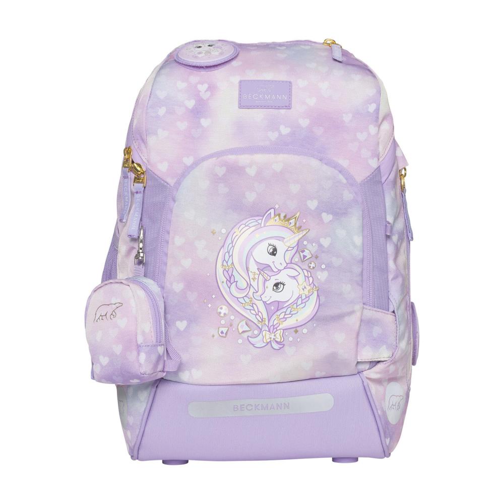 Beckmann Active Air FLX Unicorn Princess Purple Schulrucksack Set 6tlg.