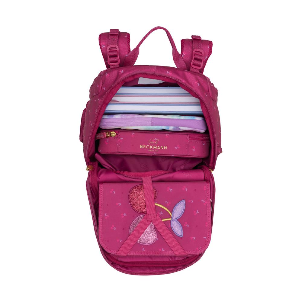 Beckmann Active Air FLX Cherry Schulrucksack Set 8tlg.