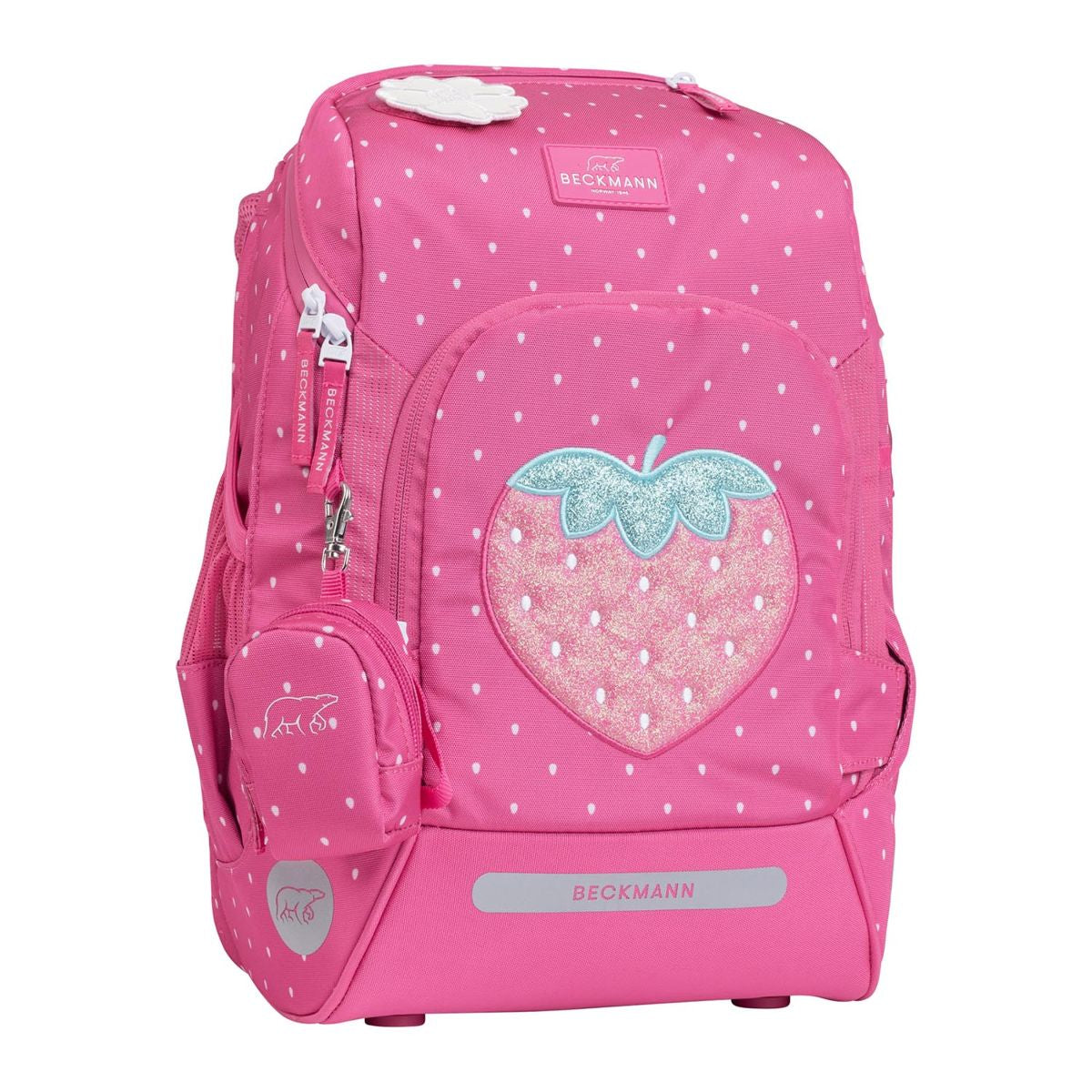 Beckmann Active Air FLX Strawberry Schulrucksack Set 6tlg.