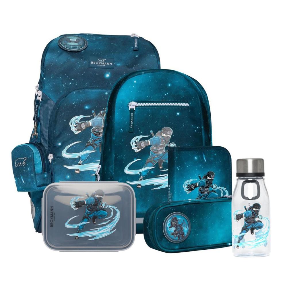 Beckmann Active Air FLX Ninja Master Schulrucksack Set 8tlg.