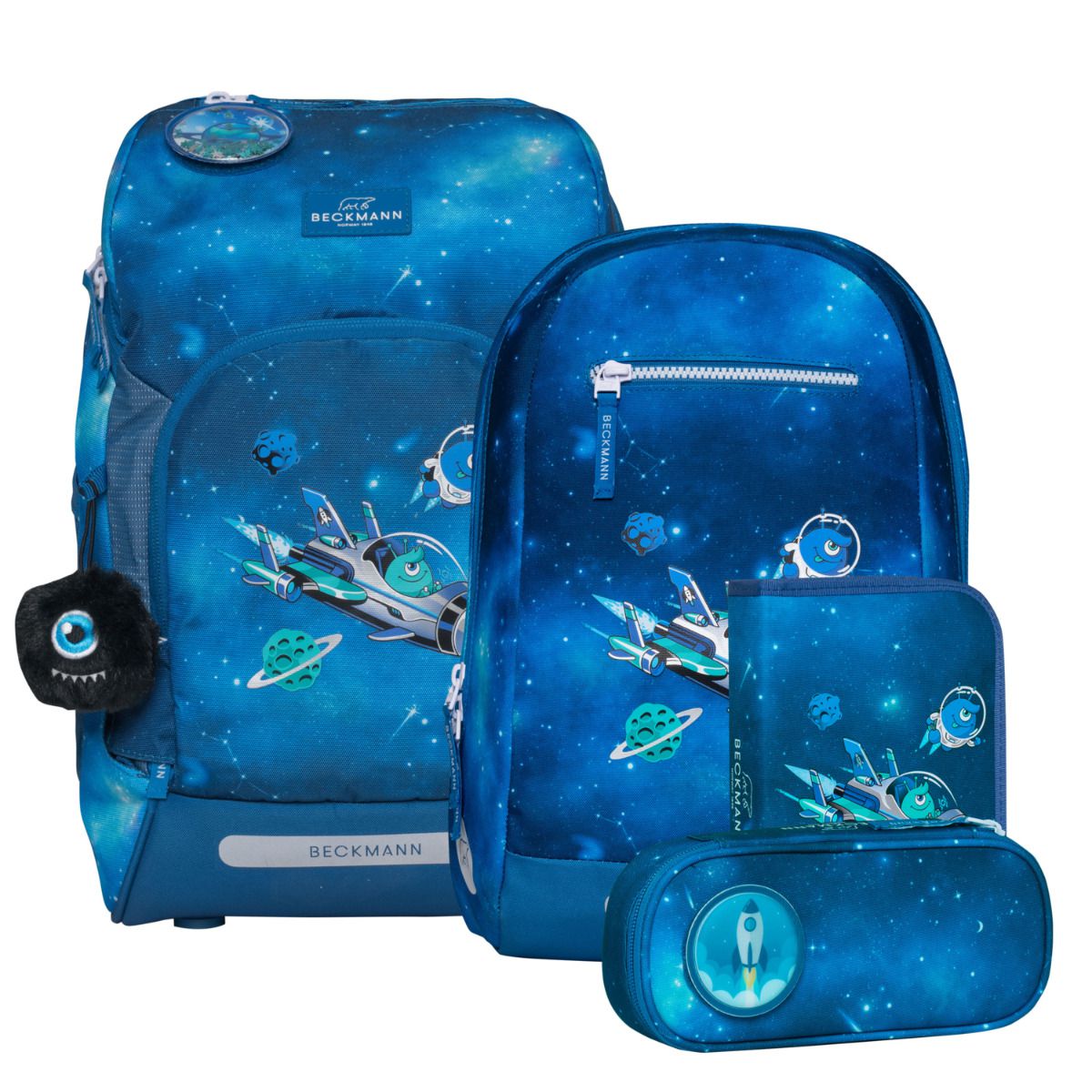 Beckmann Active Air FLX Galaxy Schulrucksack Set 6tlg.