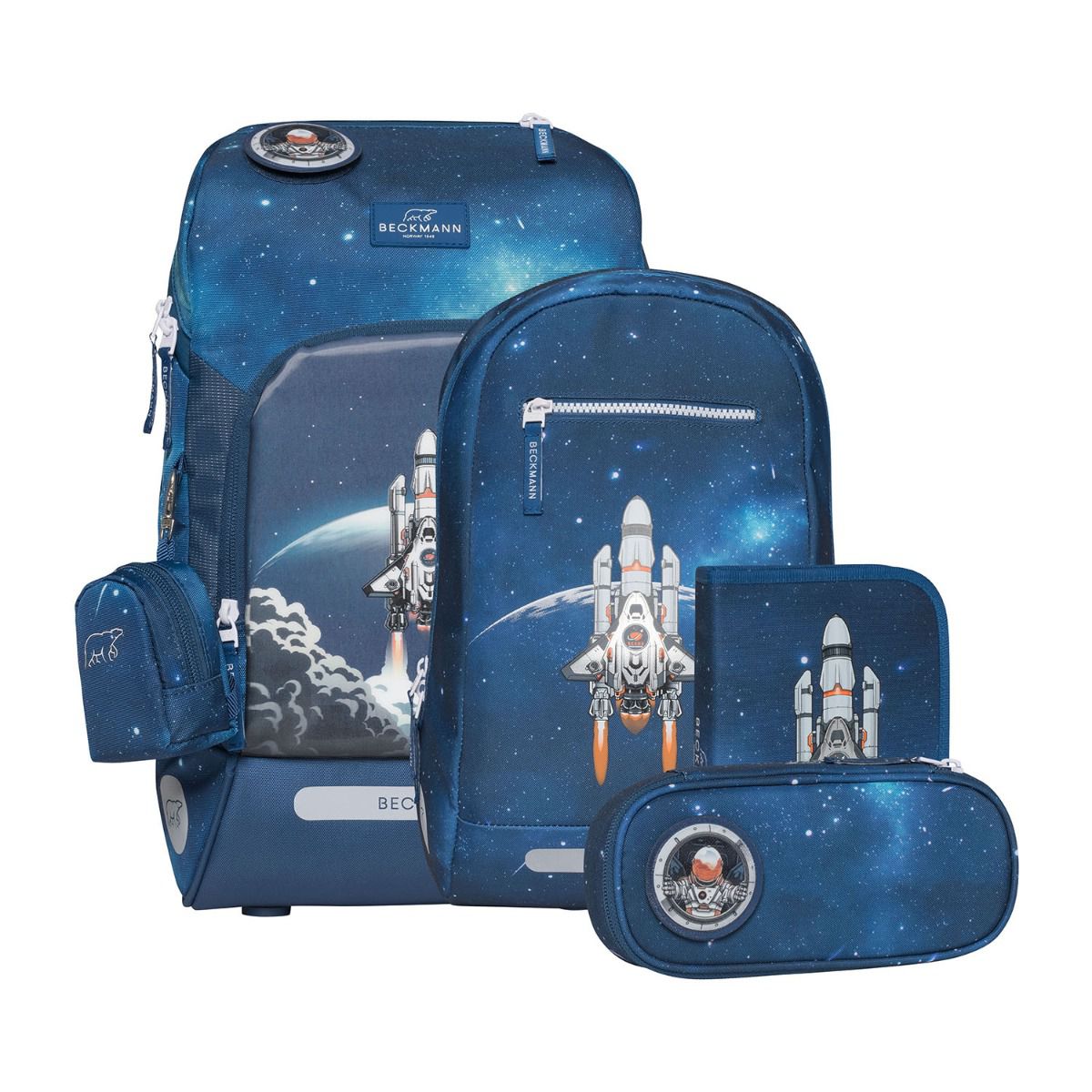 Beckmann Active Air FLX Space Mission Schulrucksack Set 6tlg.