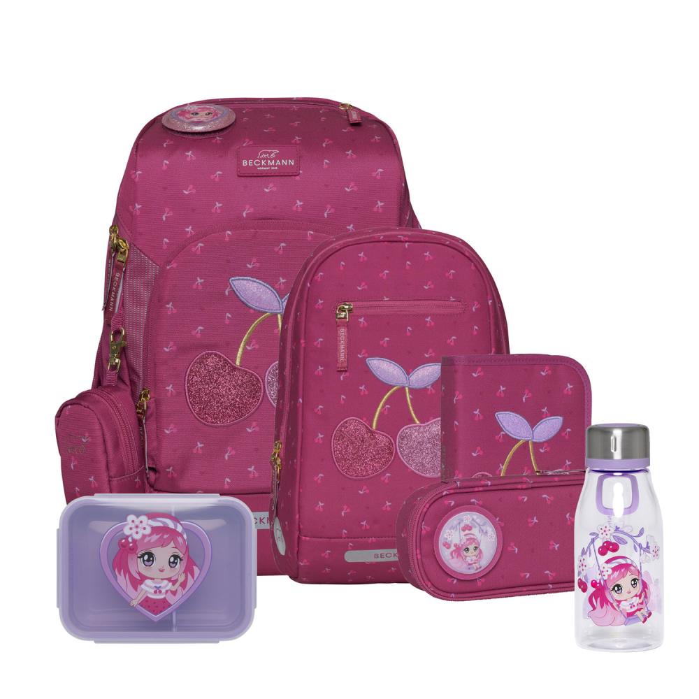 Beckmann Active Air FLX Cherry Schulrucksack Set 8tlg.