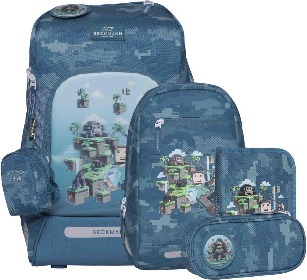 Beckmann Active Air FLX Jungle Game Schulrucksack Set 6tlg.