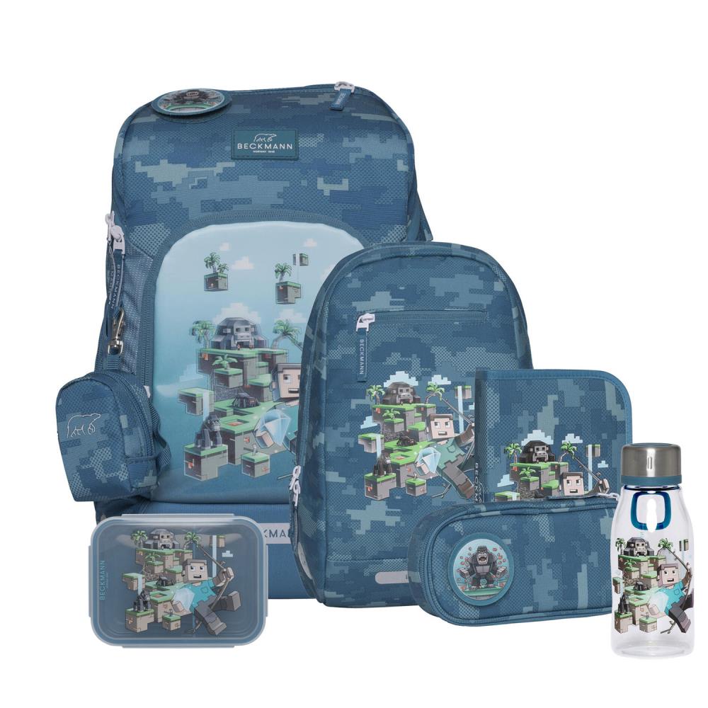 Beckmann Active Air FLX Jungle Game Schulrucksack Set 8tlg.