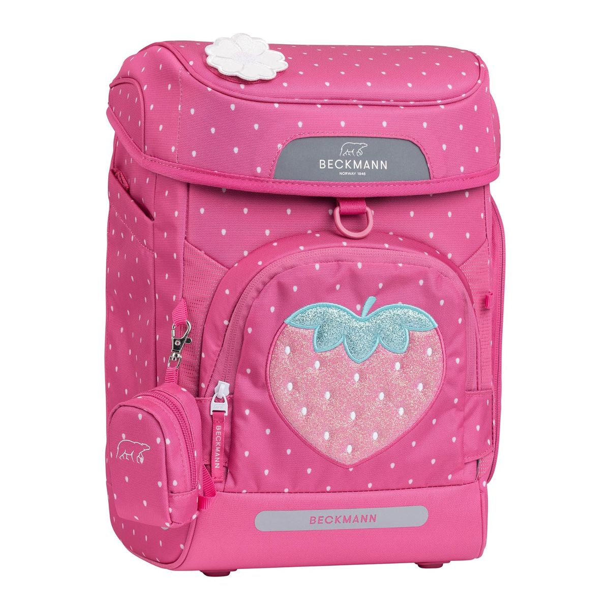 Beckmann Plus Air Strawberry Schulranzen Set 6tlg.