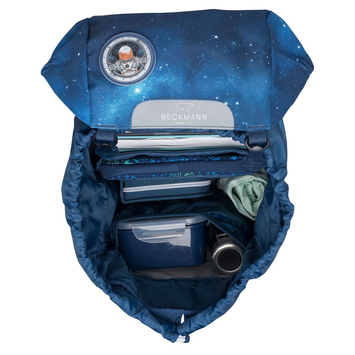 Beckmann Classic Maxi Space Mission Schulrucksack Set 6tlg.
