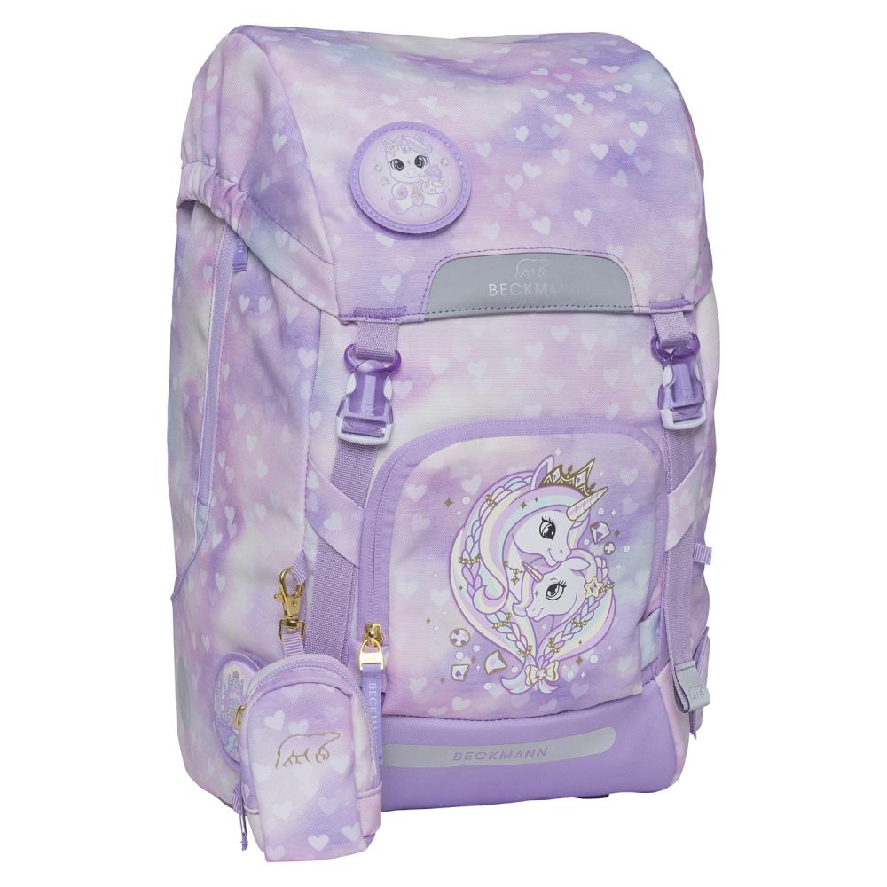 Beckmann Classic Maxi Unicorn Princess Purple Schulruck Set 6tlg.