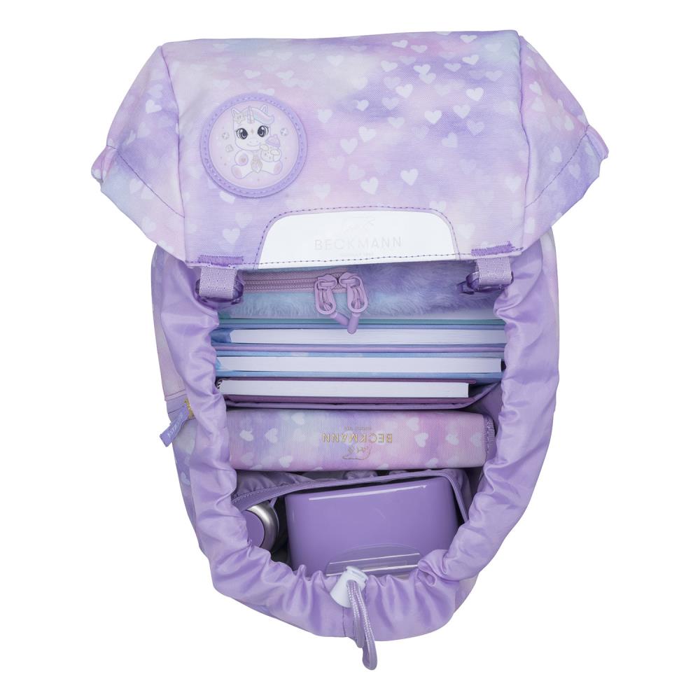Beckmann Classic Maxi Unicorn Princess Purple Schulruck Set 6tlg.
