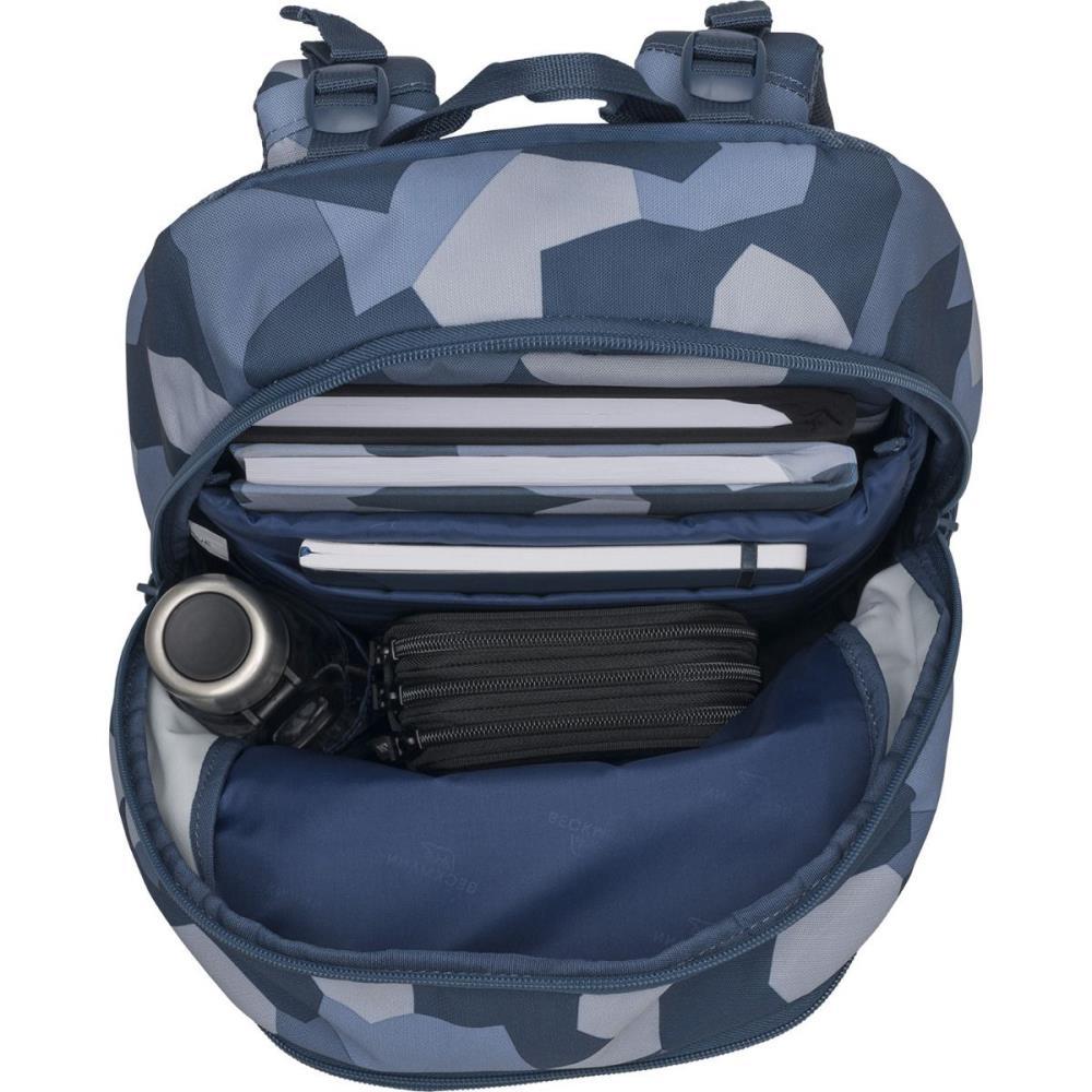Beckmann Sport Junior 30 Blue Camo Schulrucksack