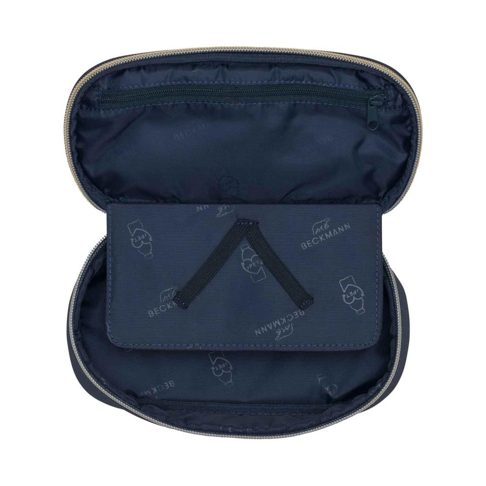 Beckmann Sport Junior ovale Federmappe Blue Gold
