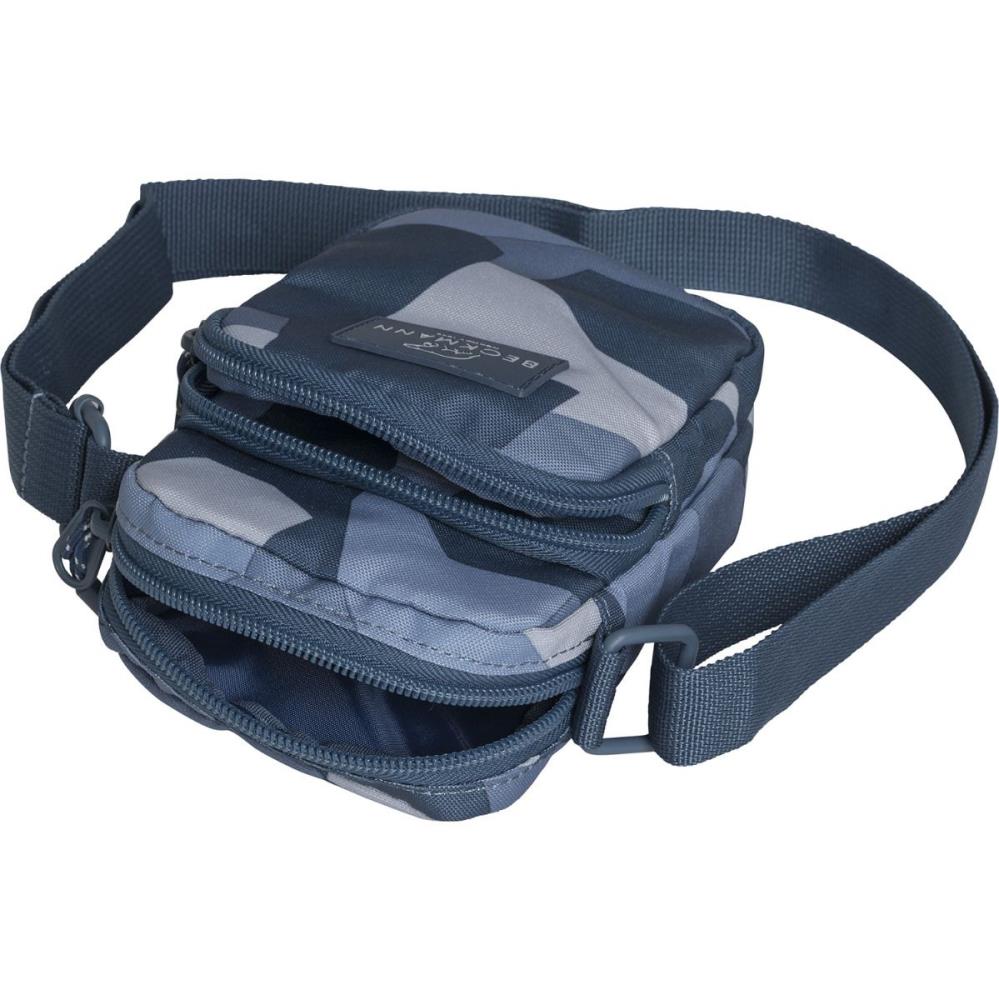 Beckmann Sport Crossbody Bag Blue Camo Umhängetasche