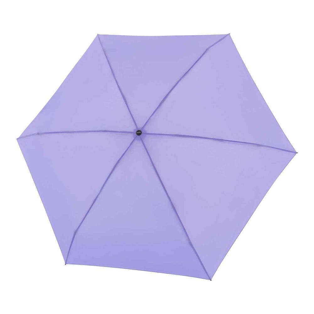 Knirps Fiber Compact Mini Uni Solid Light Purple Manual Regenschirm