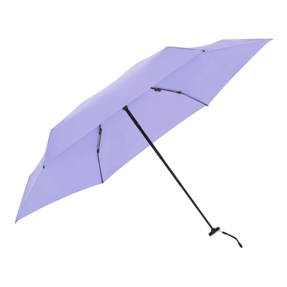 Knirps Fiber Compact Mini Uni Solid Light Purple Manual Regenschirm