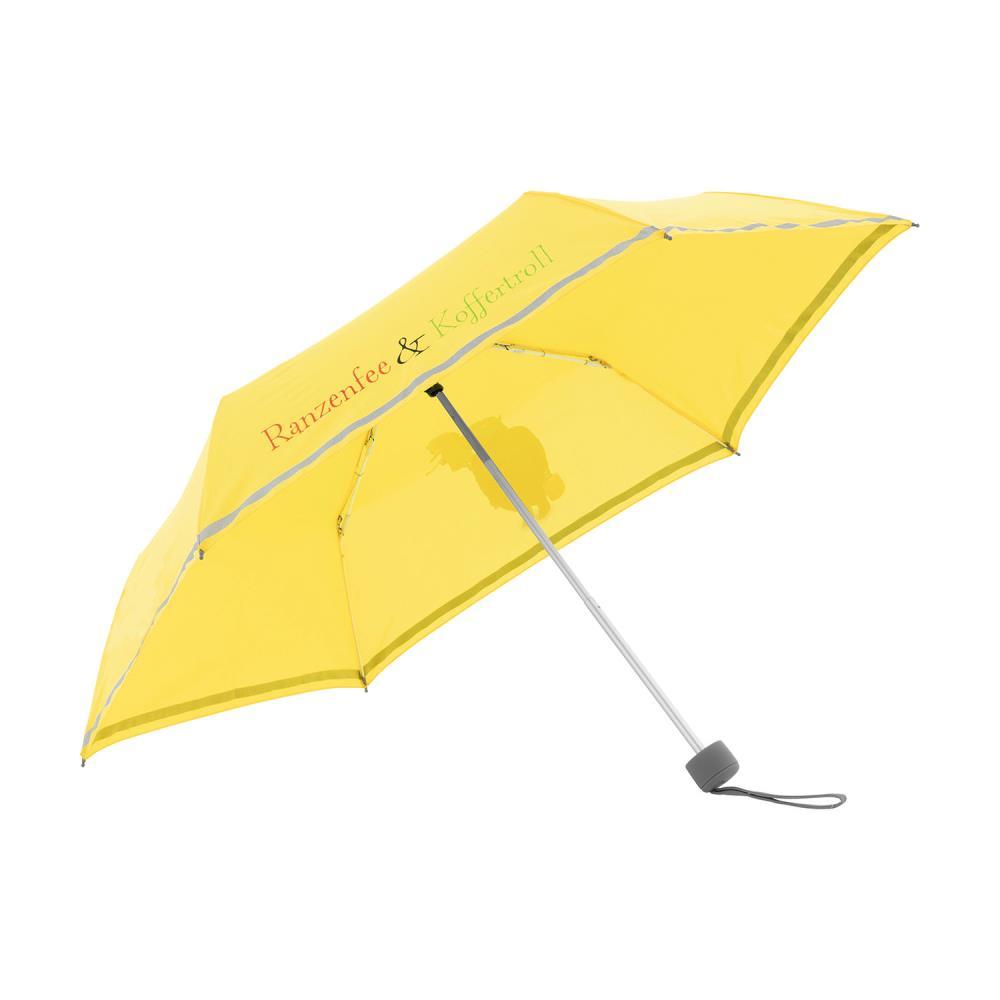 Ranzenfee und Koffertroll Regenschirm Fee und Troll Gelb