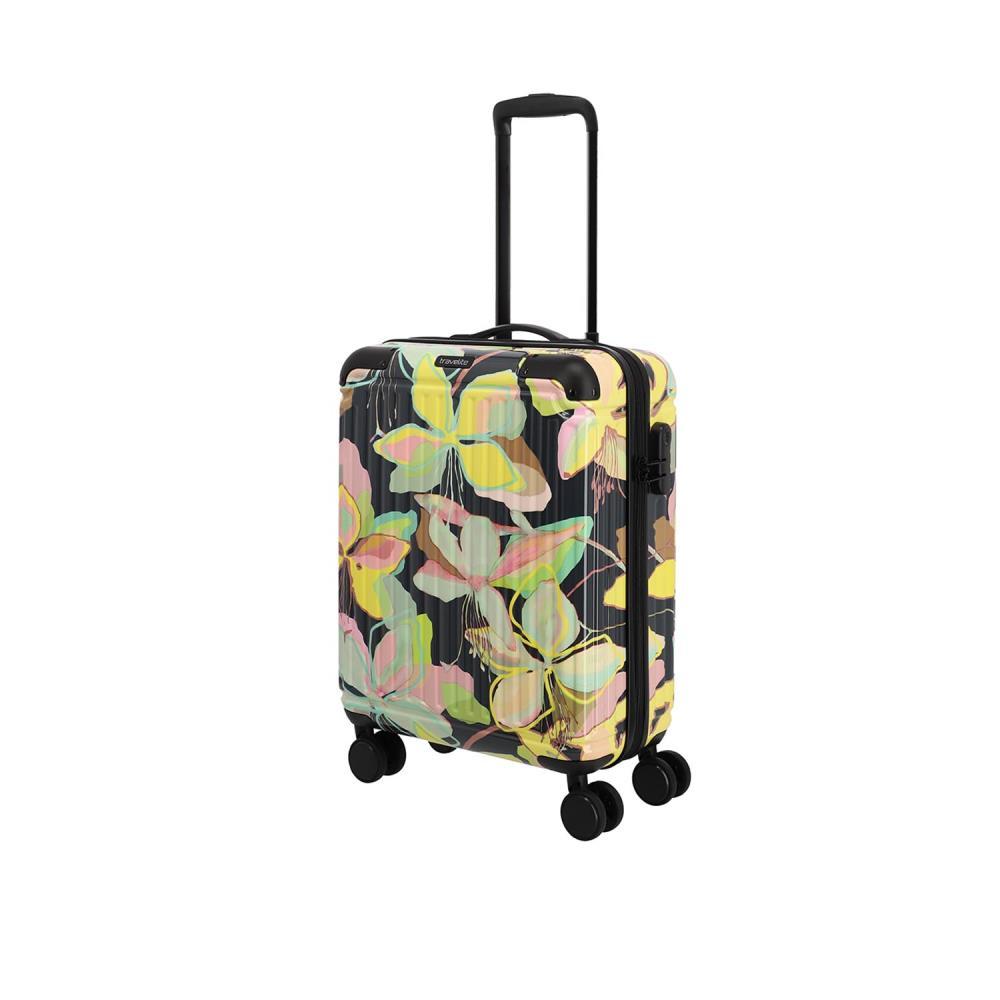 Travelite Cruise Gelbe Orchidee 4-Doppelrollen Trolley S 55 cm