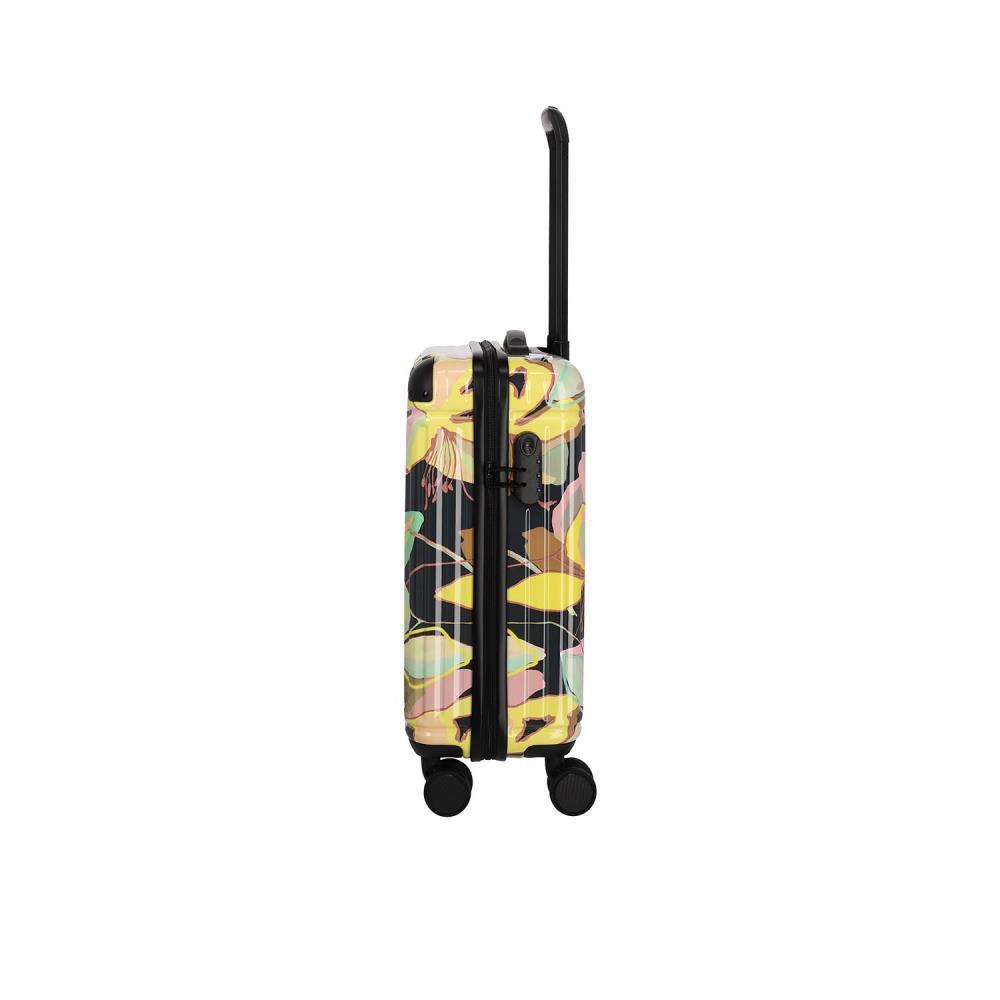 Travelite Cruise Gelbe Orchidee 4-Doppelrollen Trolley S 55 cm