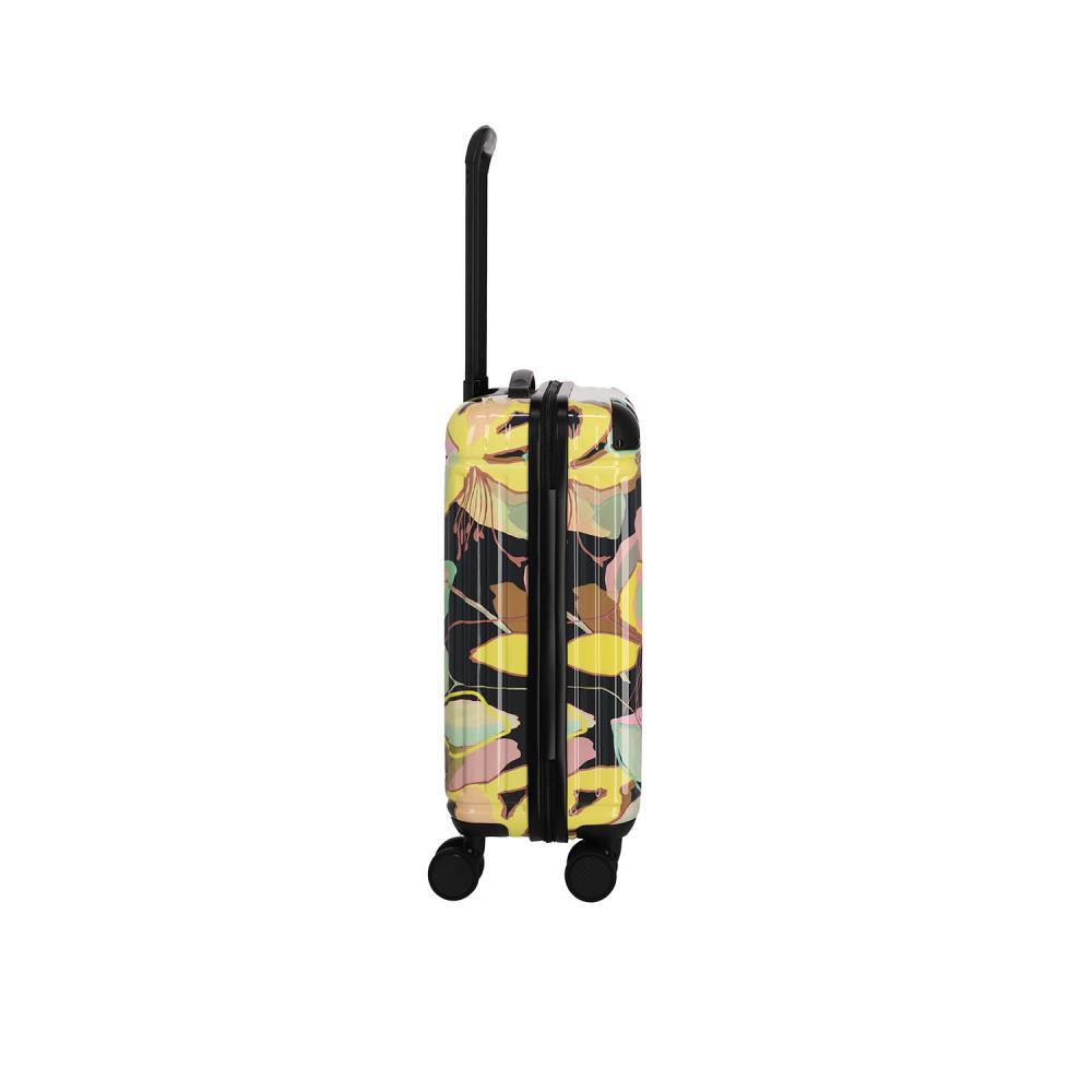 Travelite Cruise Gelbe Orchidee 4-Doppelrollen Trolley S 55 cm