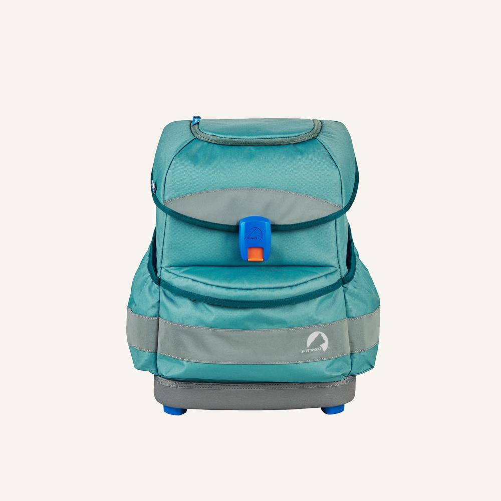Finkid Buddy Classic Trellis Deep Teal Schulranzen Set 4tlg.