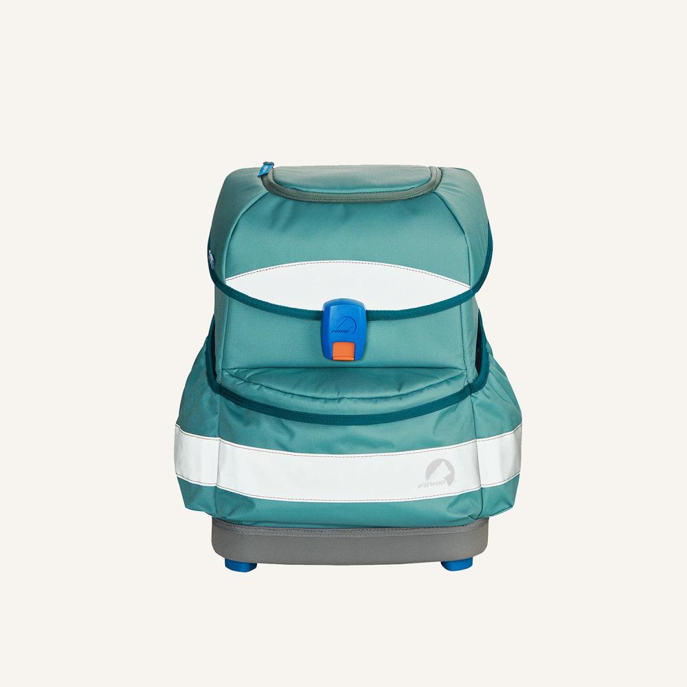 Finkid Buddy Classic Trellis Deep Teal Schulranzen Set 4tlg.
