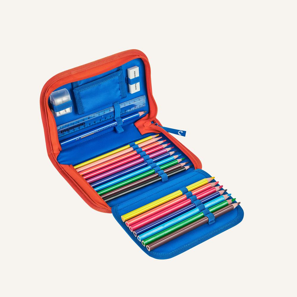 Finkid Buddy Classic Beet Red Chilli Schulranzen Set 4tlg.