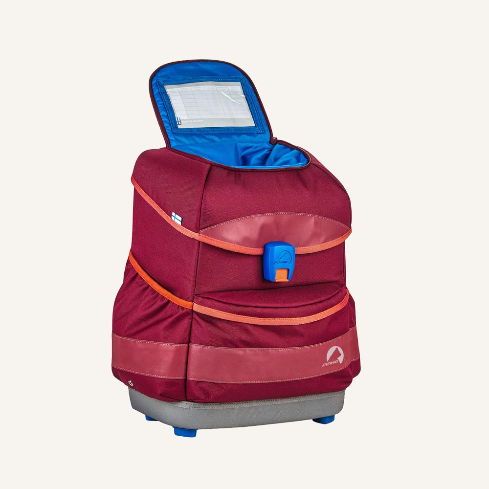 Finkid Buddy Classic Beet Red Chilli Schulranzen Set 4tlg.