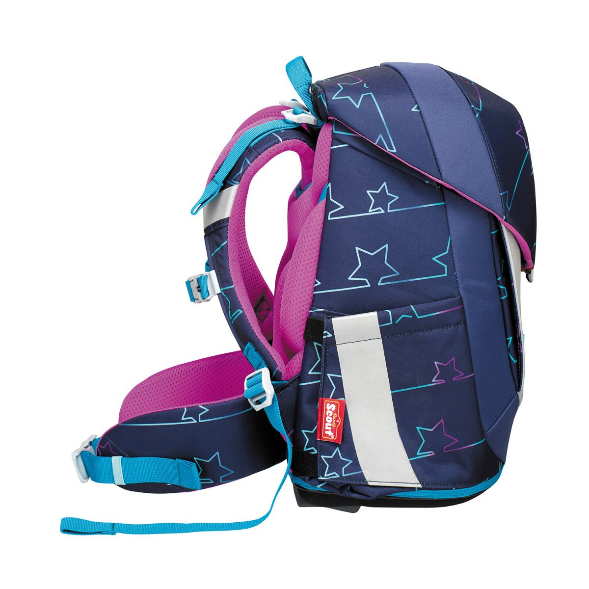 Scout Sunny II Blue Star Schulranzen Set 4tlg.
