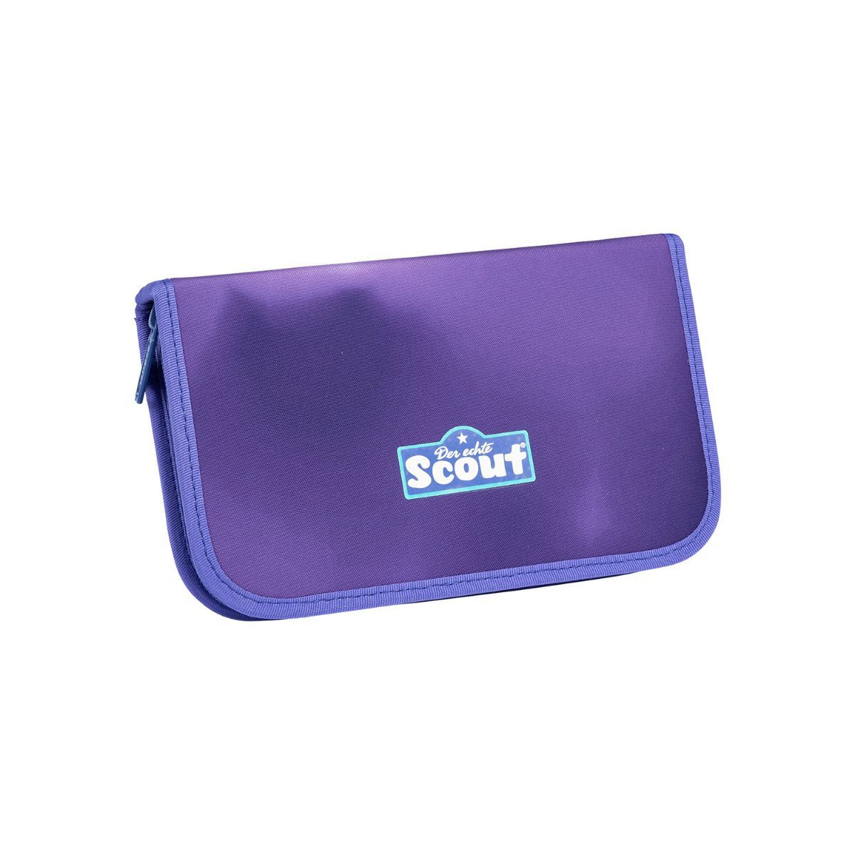 Scout Exklusiv Sunny II Superflash Purple Magic Schulranzen Set 4tlg.