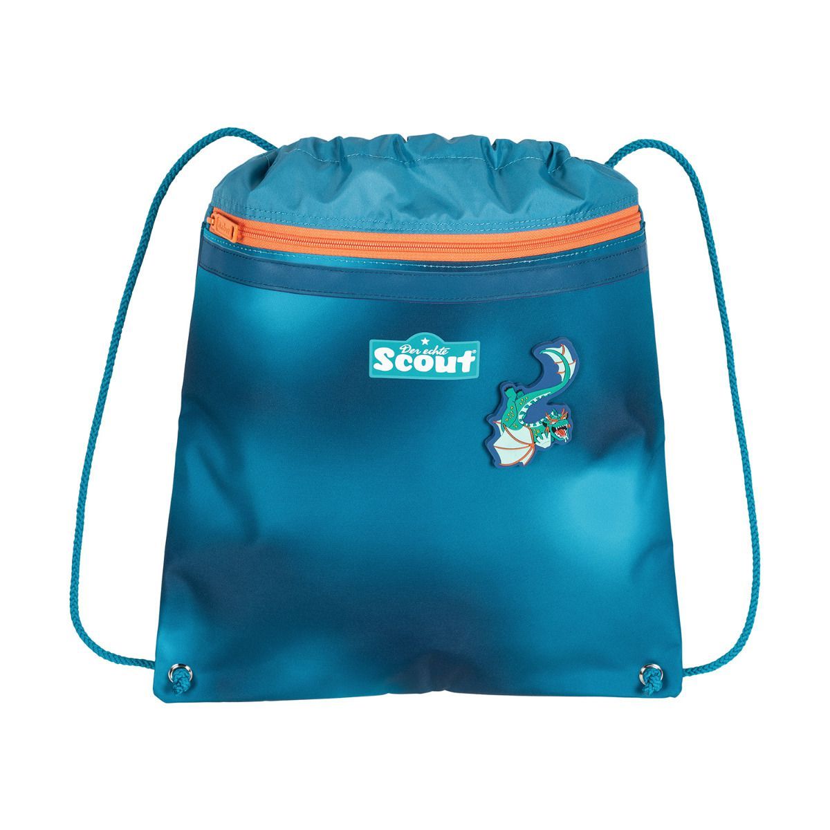 Scout Exklusiv Alpha Superflash Seadragon Schulrucksack Set 4tlg.