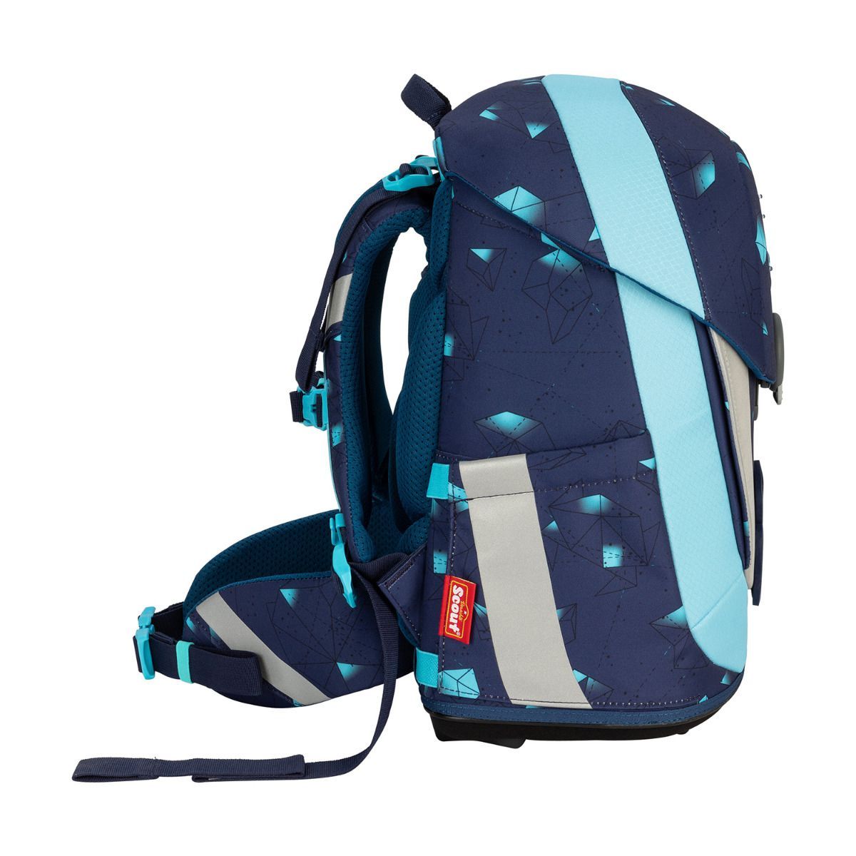 Scout Exklusiv Sunny II LED Pegasus Schulranzen Set 4tlg.