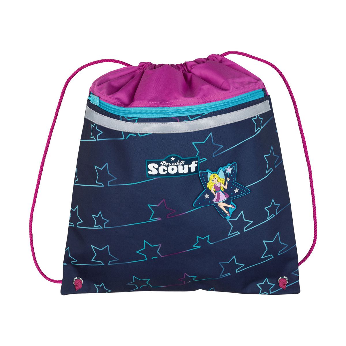 Scout Sunny II Blue Star Schulranzen Set 4tlg.