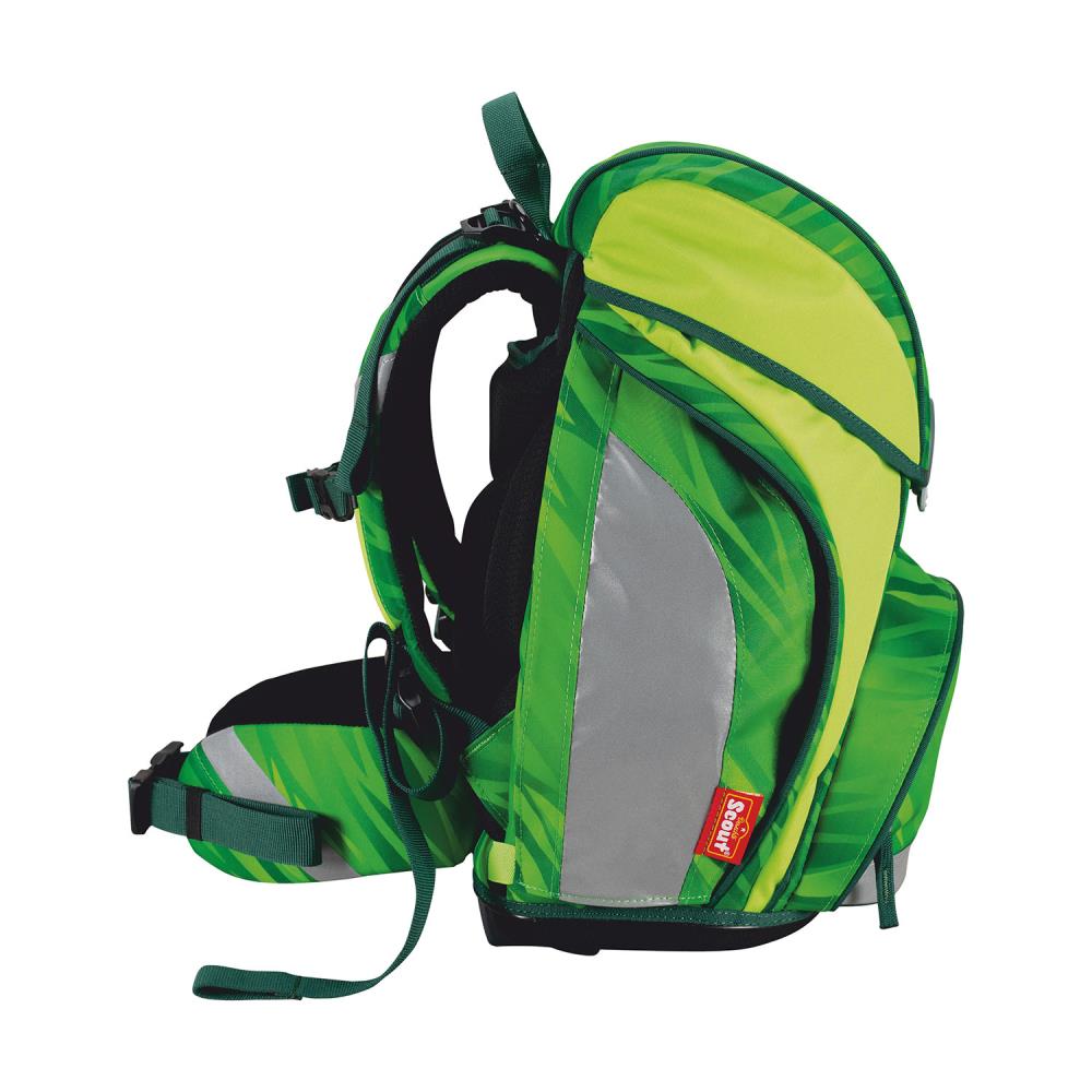 Scout Alpha DIN Dino Rex Schulrucksack Set 4tlg.