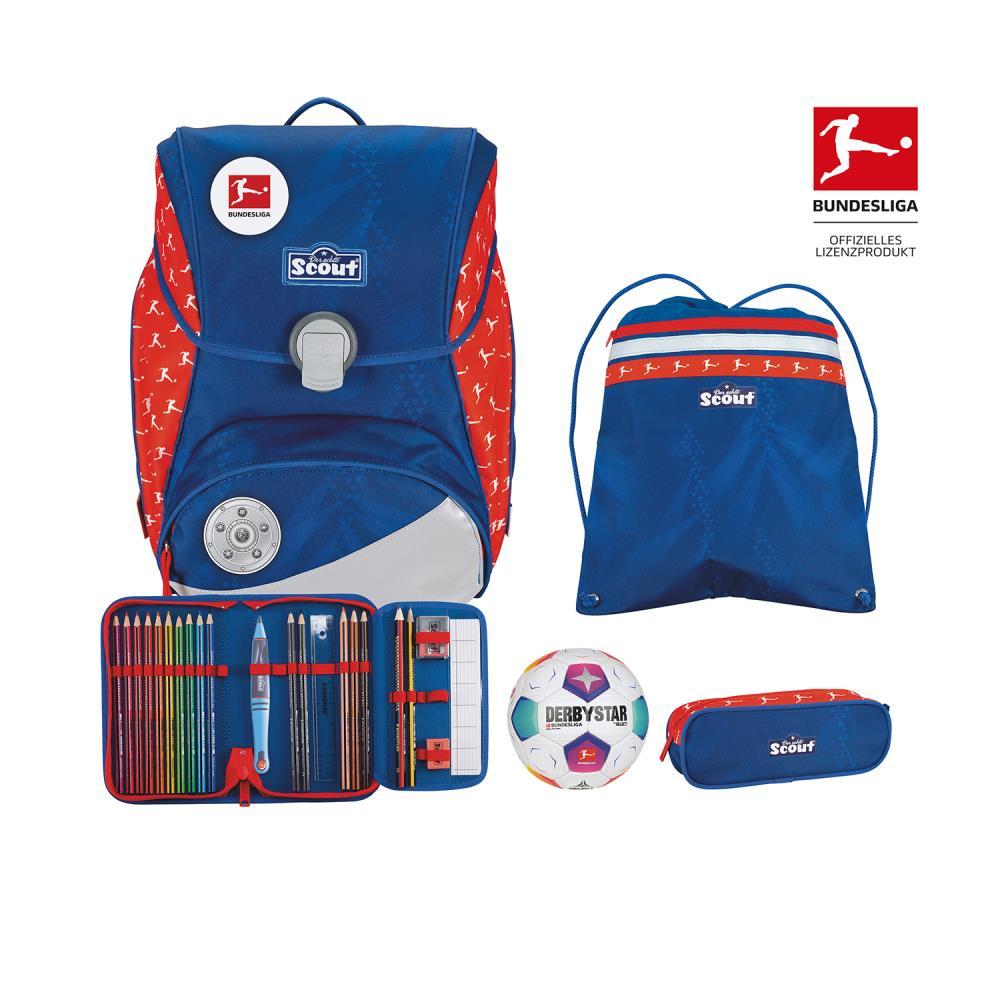 Scout Alpha Fußball Edition Bundesliga Schulrucksack Set 4tlg.