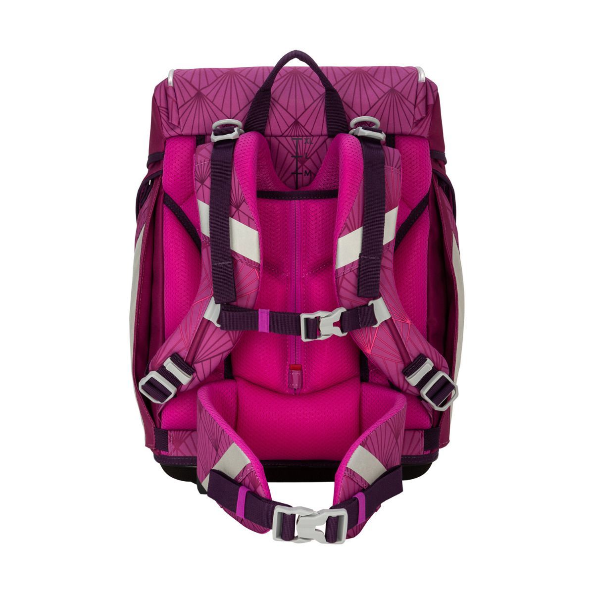 Scout Exklusiv Alpha Safety Light Diamond Princess Schulrucksack Set 5tlg.