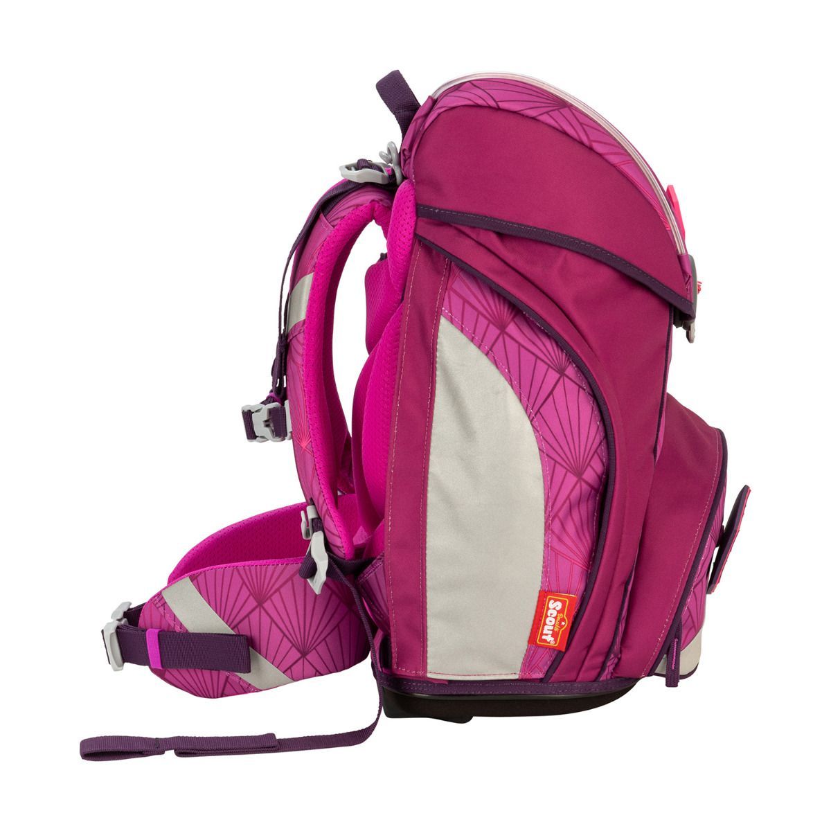 Scout Exklusiv Alpha Safety Light Diamond Princess Schulrucksack Set 5tlg.