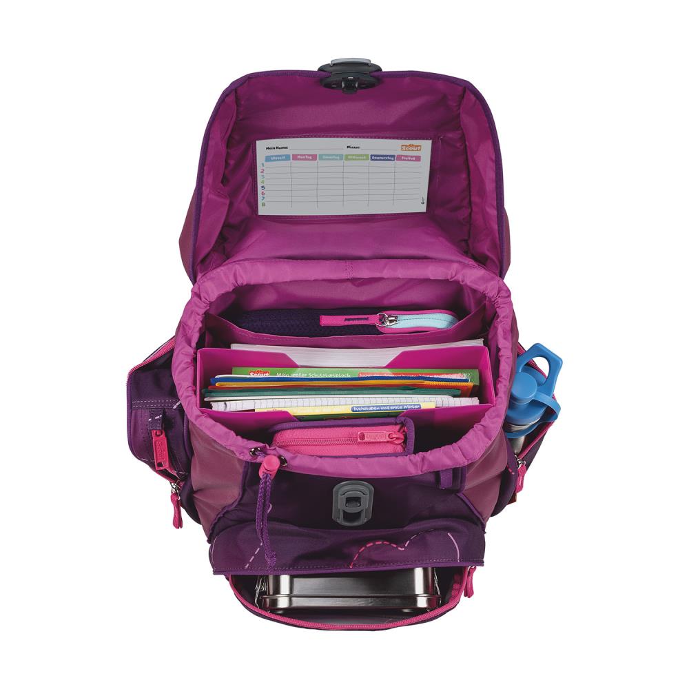 Scout Exklusiv Alpha Superflash Lovely Schulrucksack Set 4tlg.