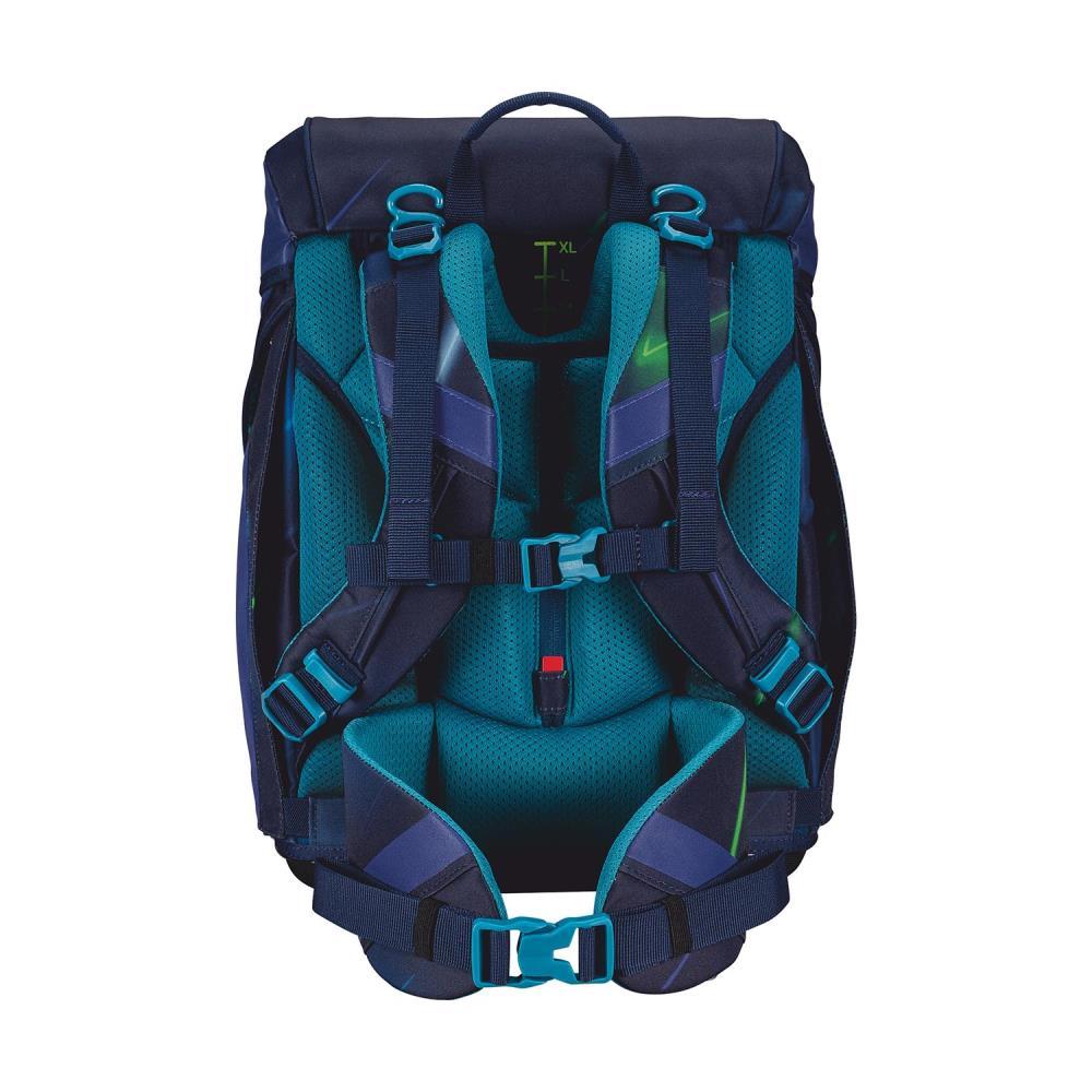 Scout Exklusiv Alpha Superflash City Lights Schulrucksack Set 4tlg.