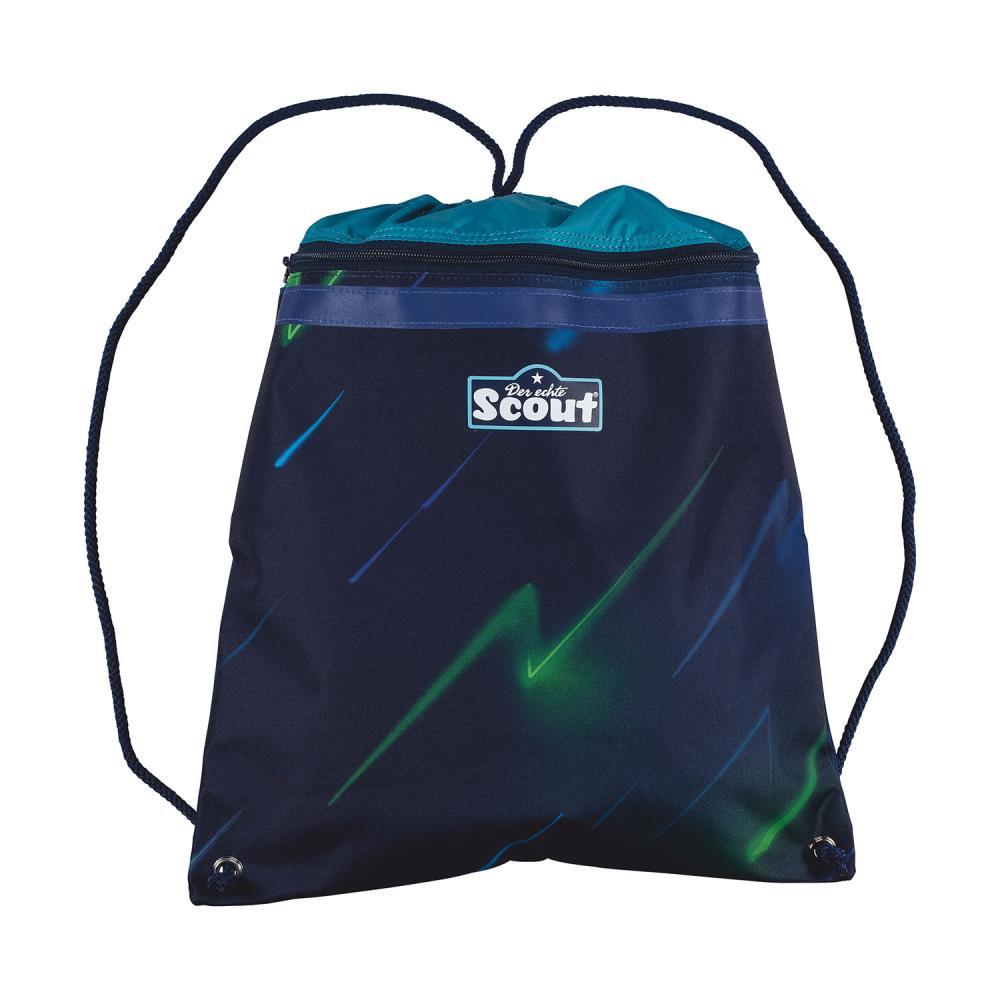 Scout Exklusiv Alpha Superflash City Lights Schulrucksack Set 4tlg.