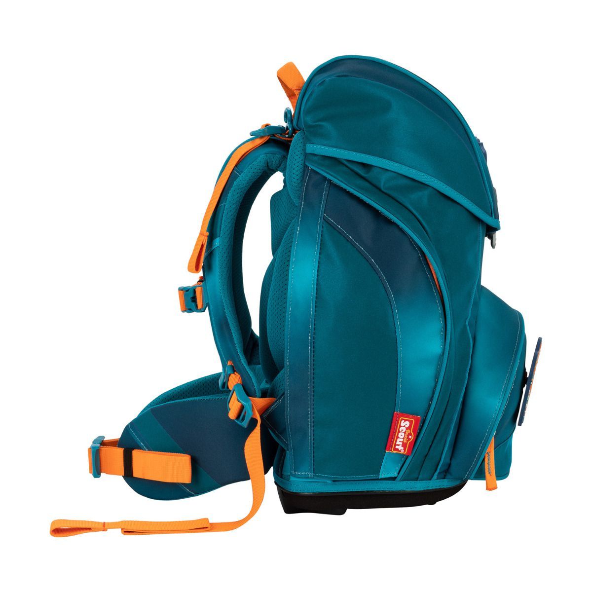 Scout Exklusiv Alpha Superflash Seadragon Schulrucksack Set 4tlg.