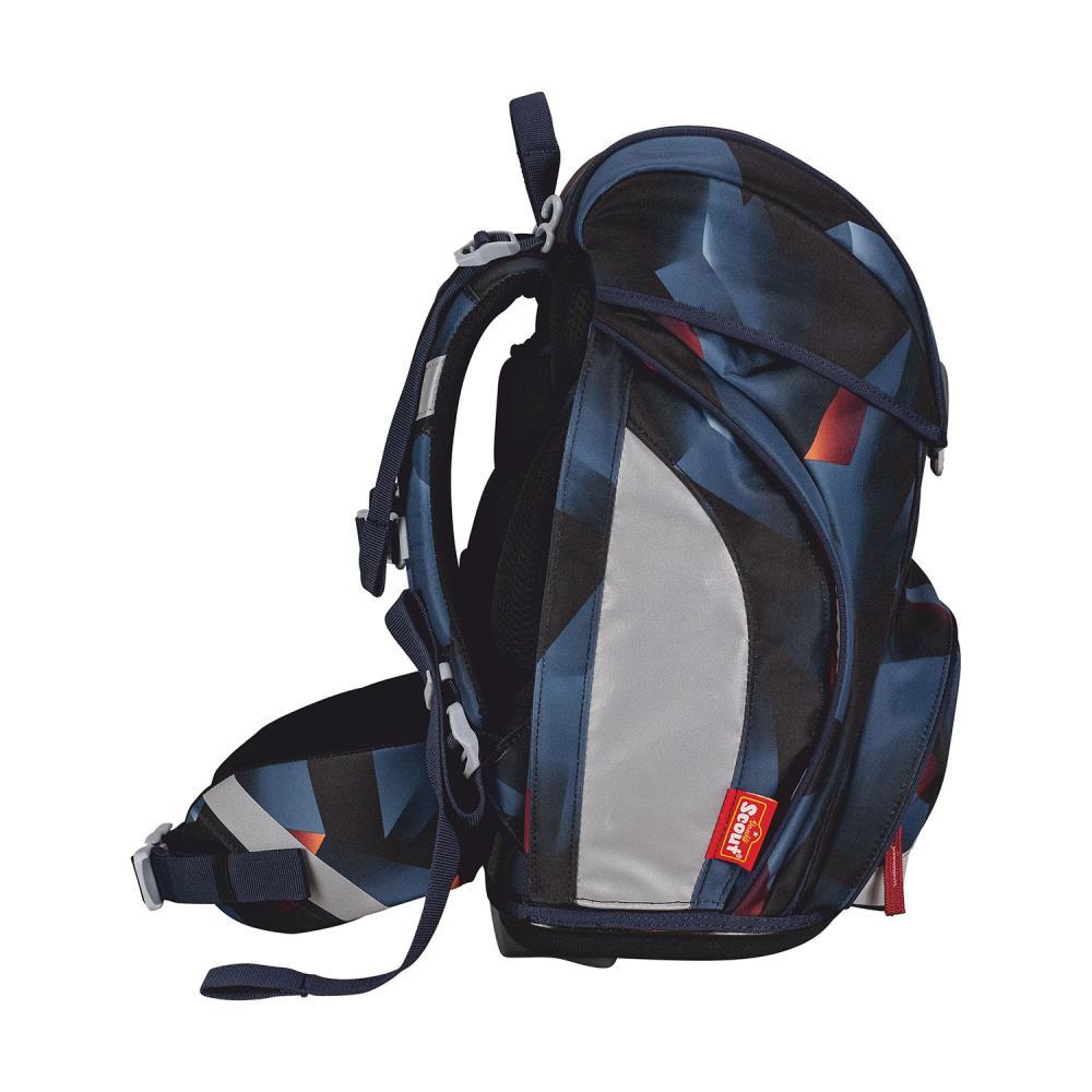 Scout Exklusiv Alpha LED Gravity Schulrucksack Set 4tlg.