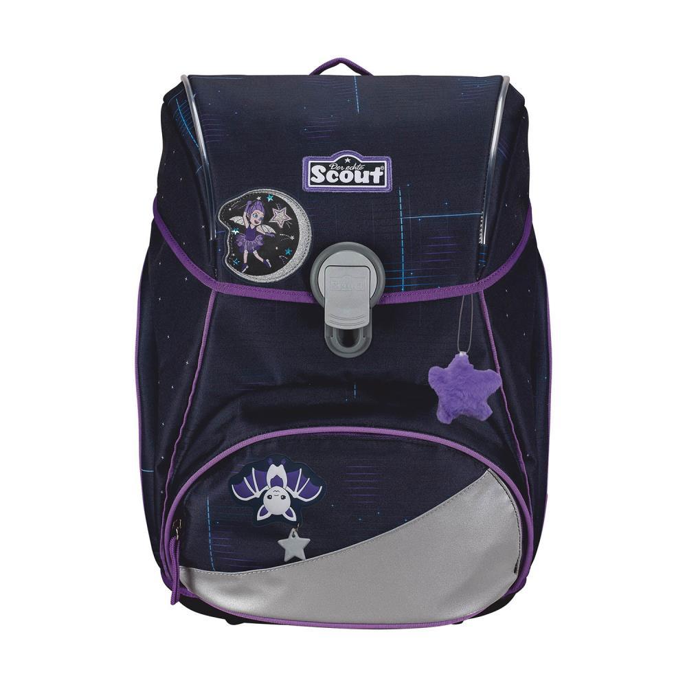 Scout Exklusiv Alpha Safety Light Spooky Starlight Schulrucksack Set 5tlg.