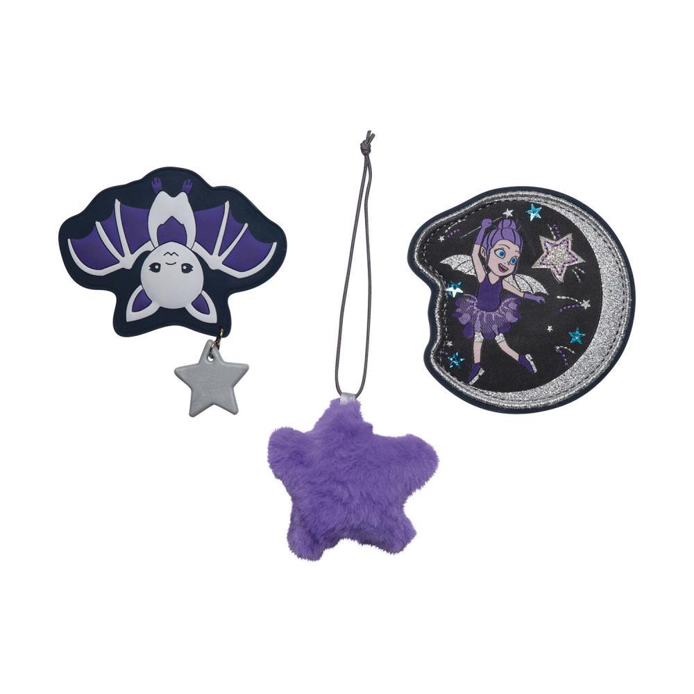 Scout Exklusiv Alpha Safety Light Spooky Starlight Schulrucksack Set 5tlg.