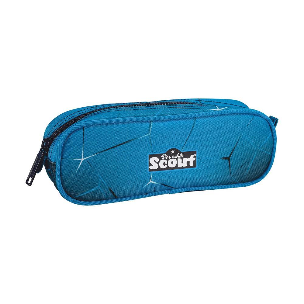 Scout Exklusiv Alpha Safety Light Polar Blue Schulrucksack Set 5tlg.