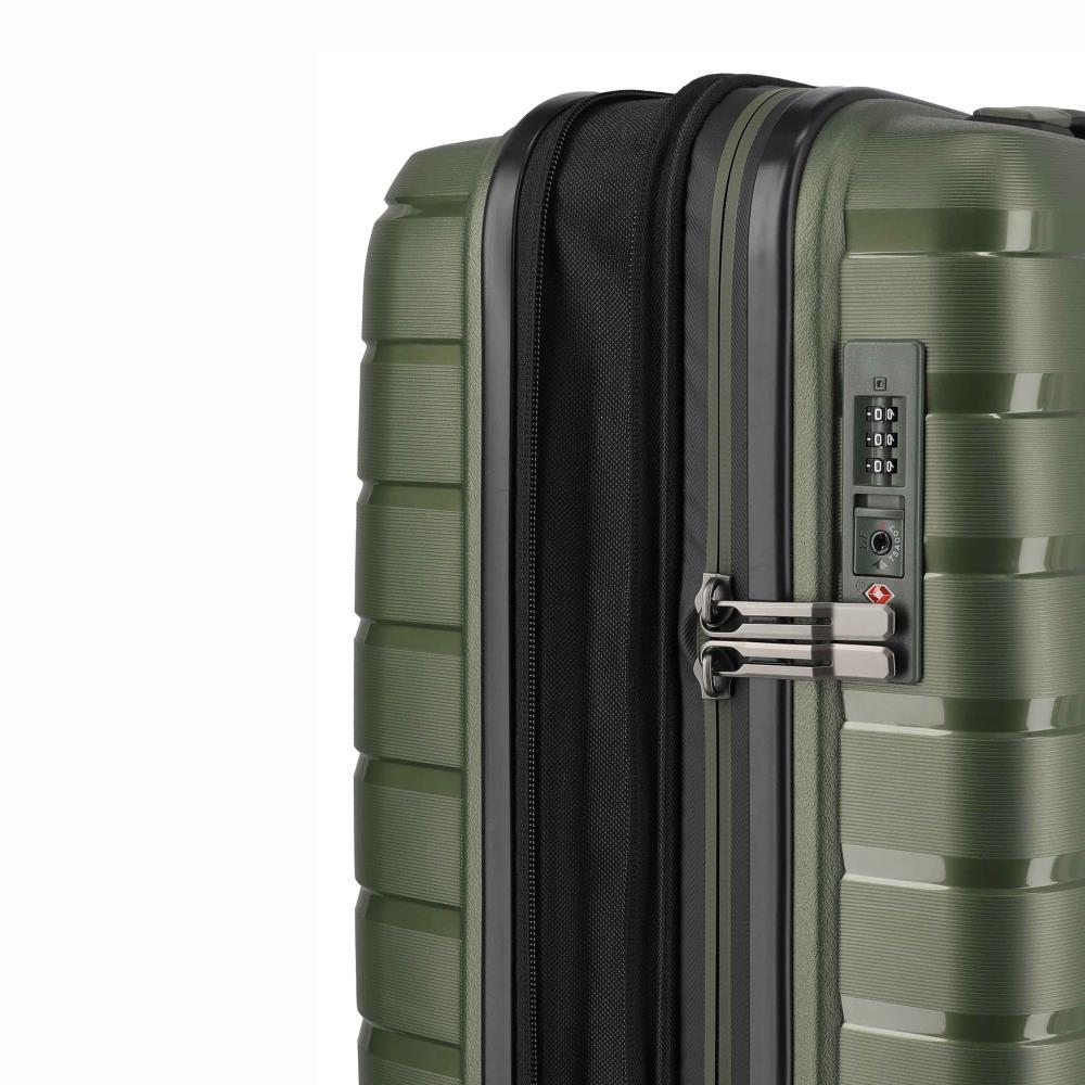 Travelite Air Base Olive 4-Rollen Trolley S 55 cm