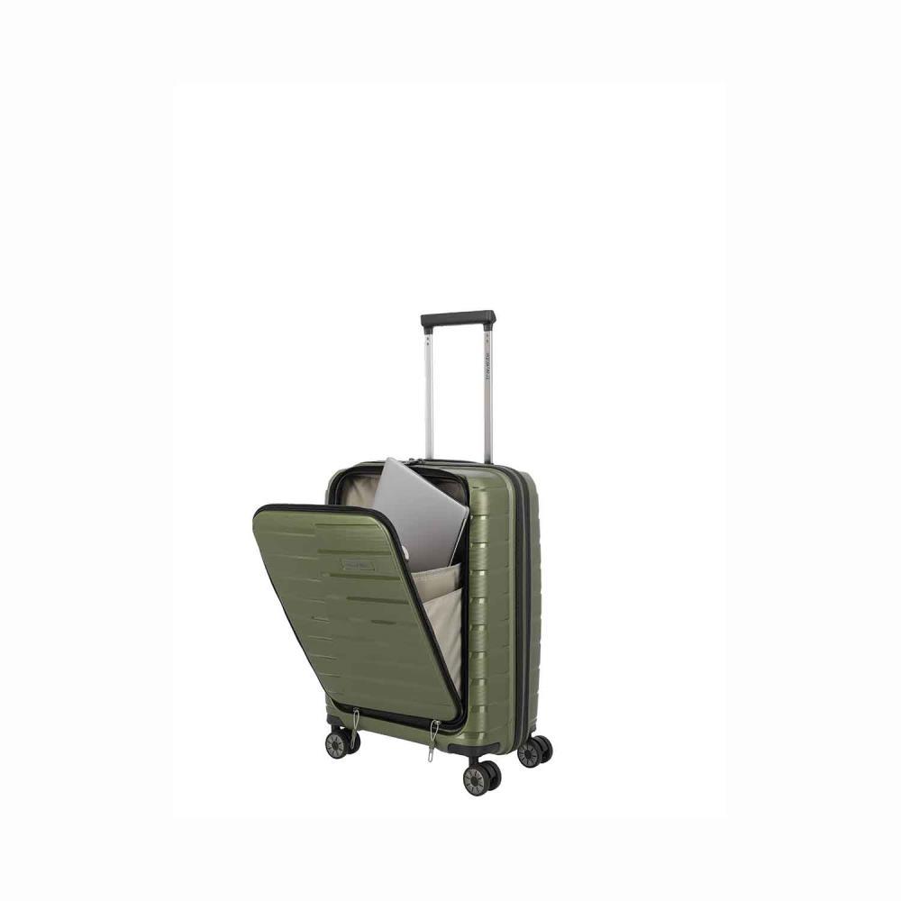 Travelite Air Base Olive 4-Rollen Trolley S 55 cm