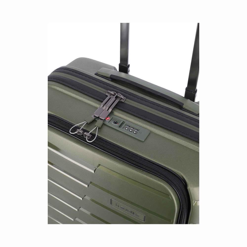 Travelite Air Base Olive 4-Rollen Trolley S 55 cm