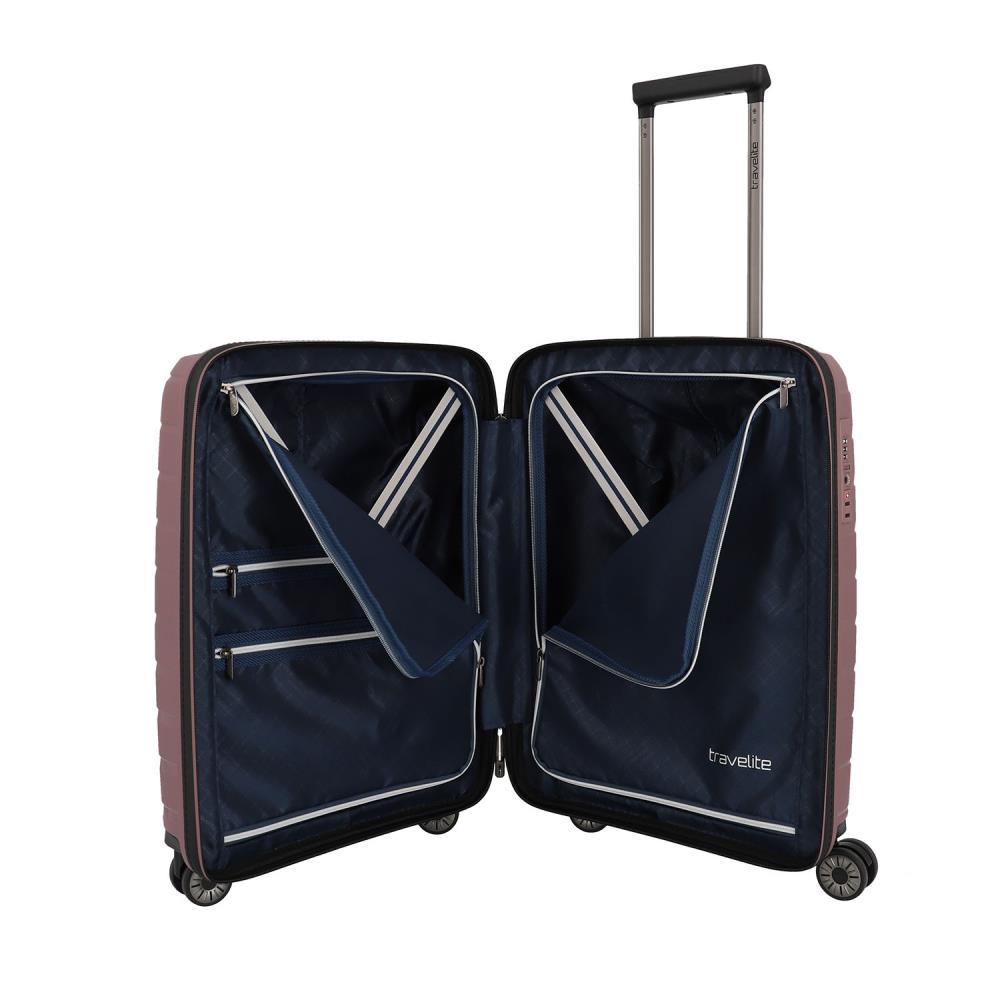 Travelite Air Base Flieder 4-Rollen Trolley S 55cm